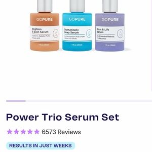 GoPure Power Trio Skin Serum Collection -